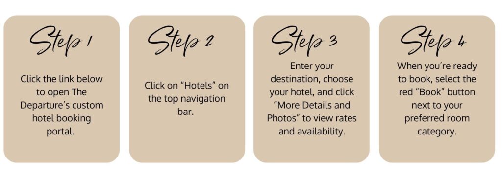 Book hotel Vip perks